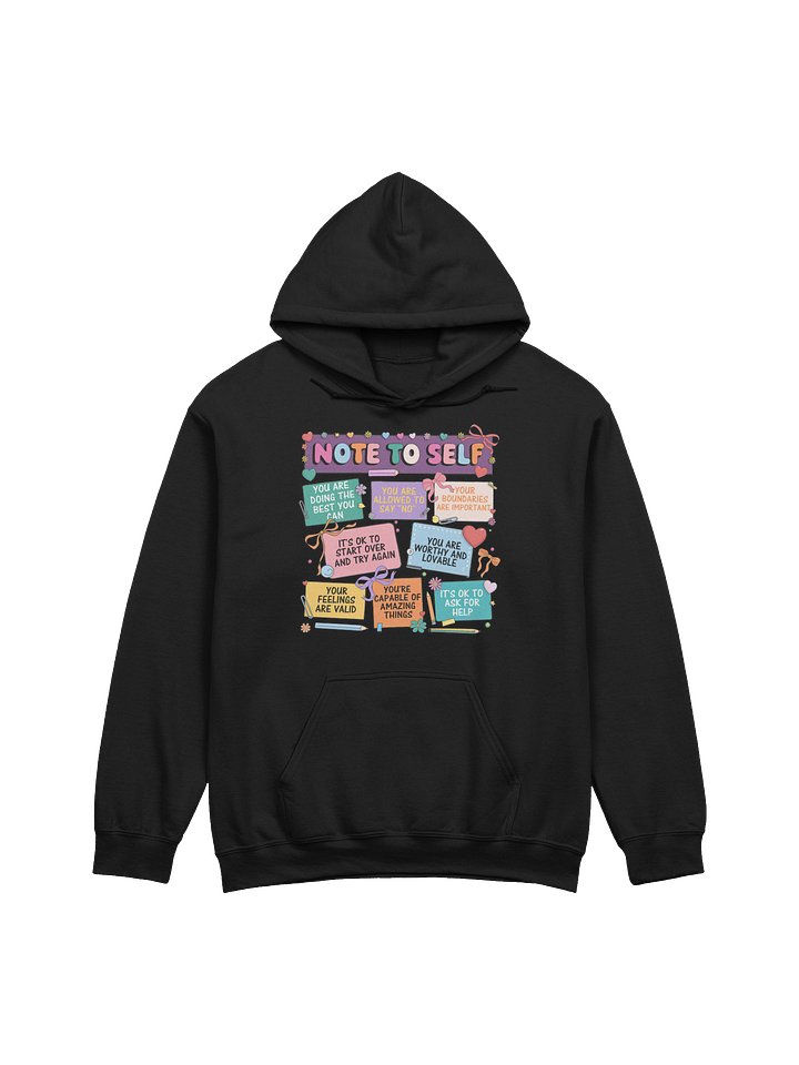 Note To Self – Mental Health Awareness Hoodie product image (1)