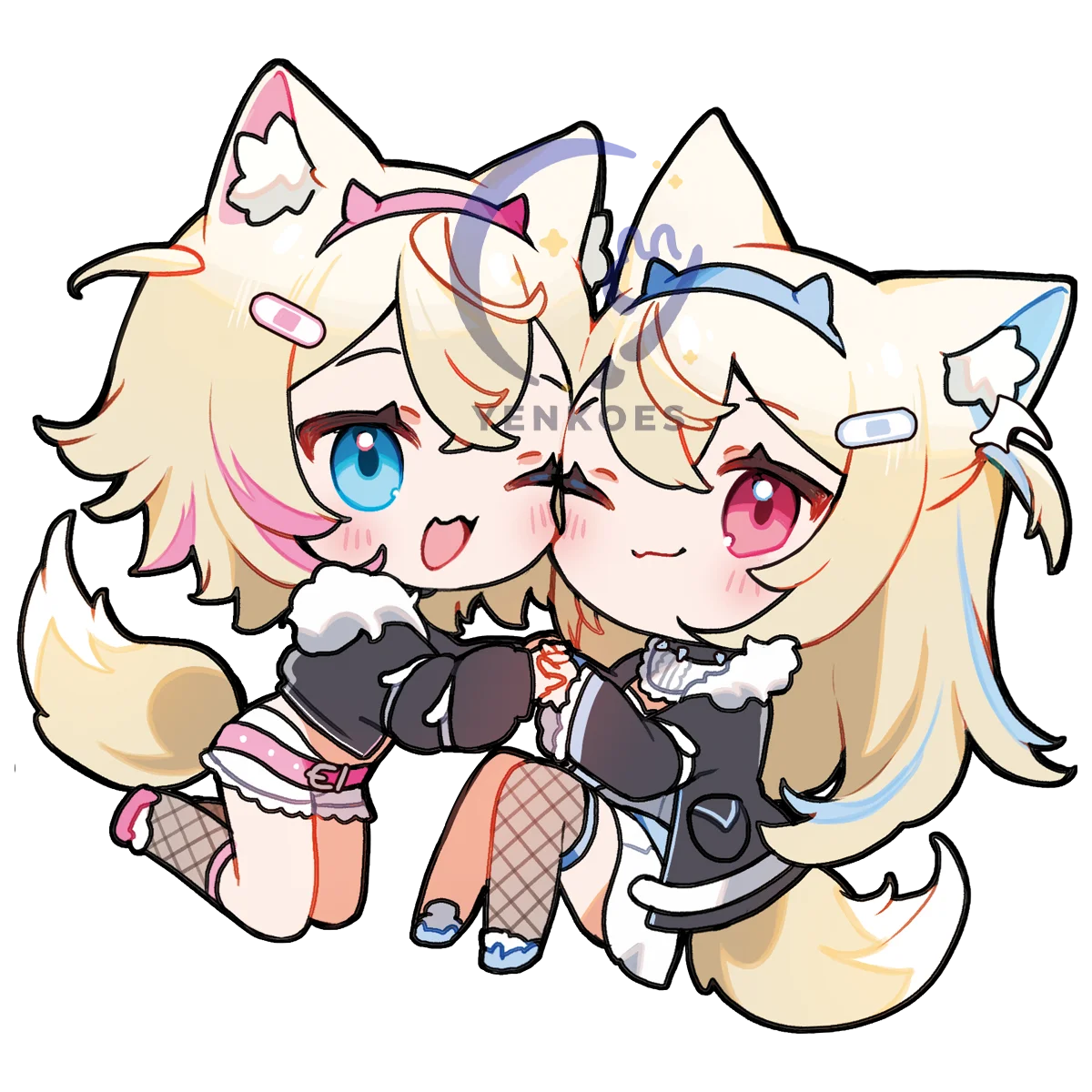 FuwaMoco Sticker product image (1)