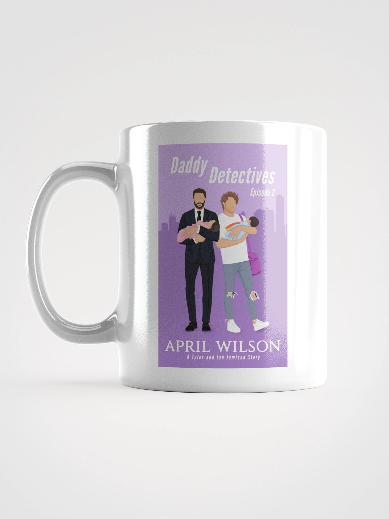 White Ceramic Coffee Cup - Daddy Detectives Episode 2 product image (6)