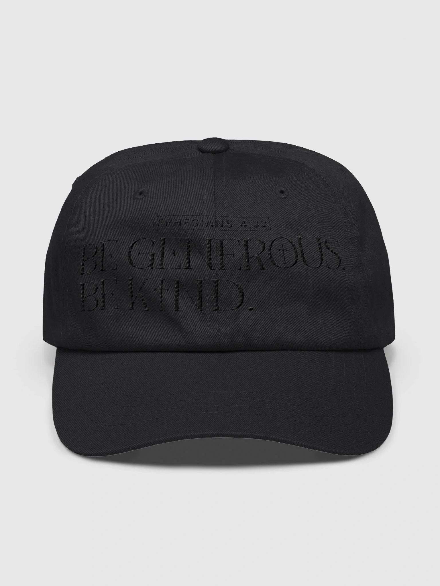 "Be kind" Classic Dad hat Black