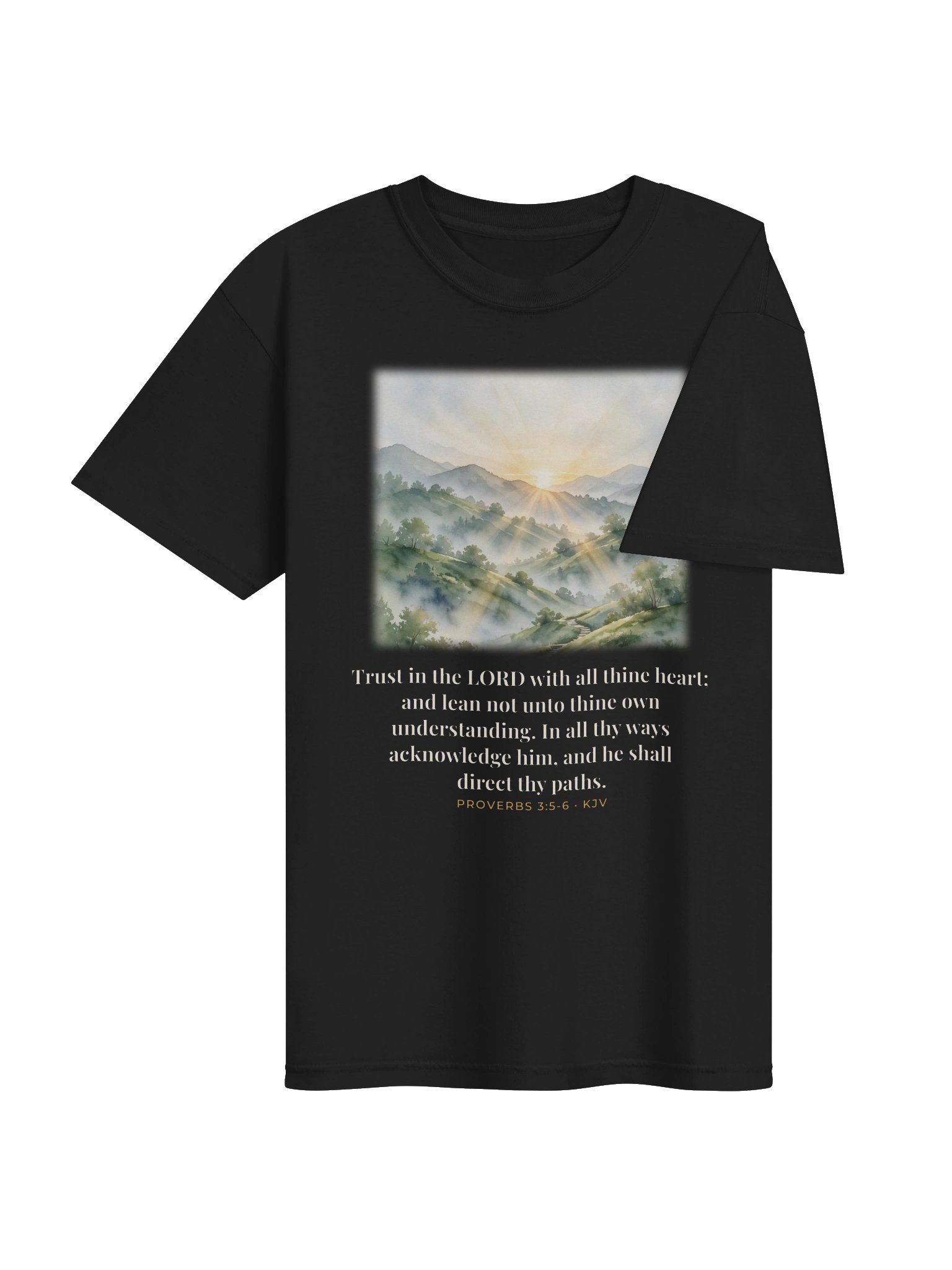 Proverbs 3:5-6 Tee product image (4)