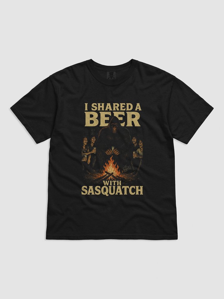 I Shared a Beer with Sasquatch (Campfire T-Shirt) product image (2)