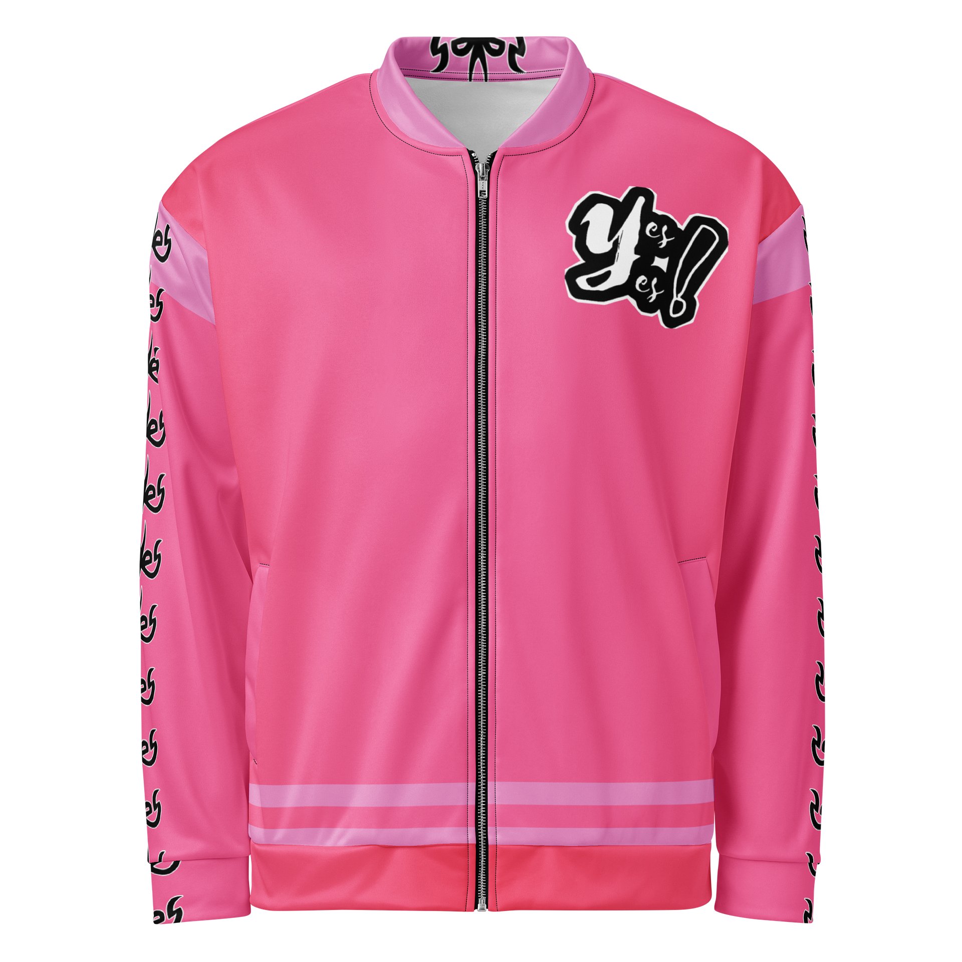 Pink Power Bomber Jacket product image (1)