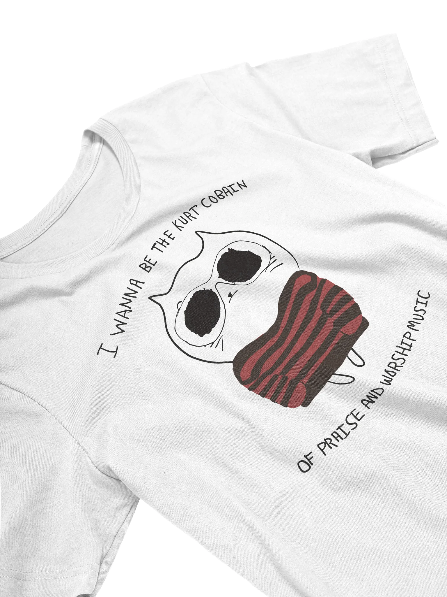 Kurt Cobain parody Statement Tee product image (3)