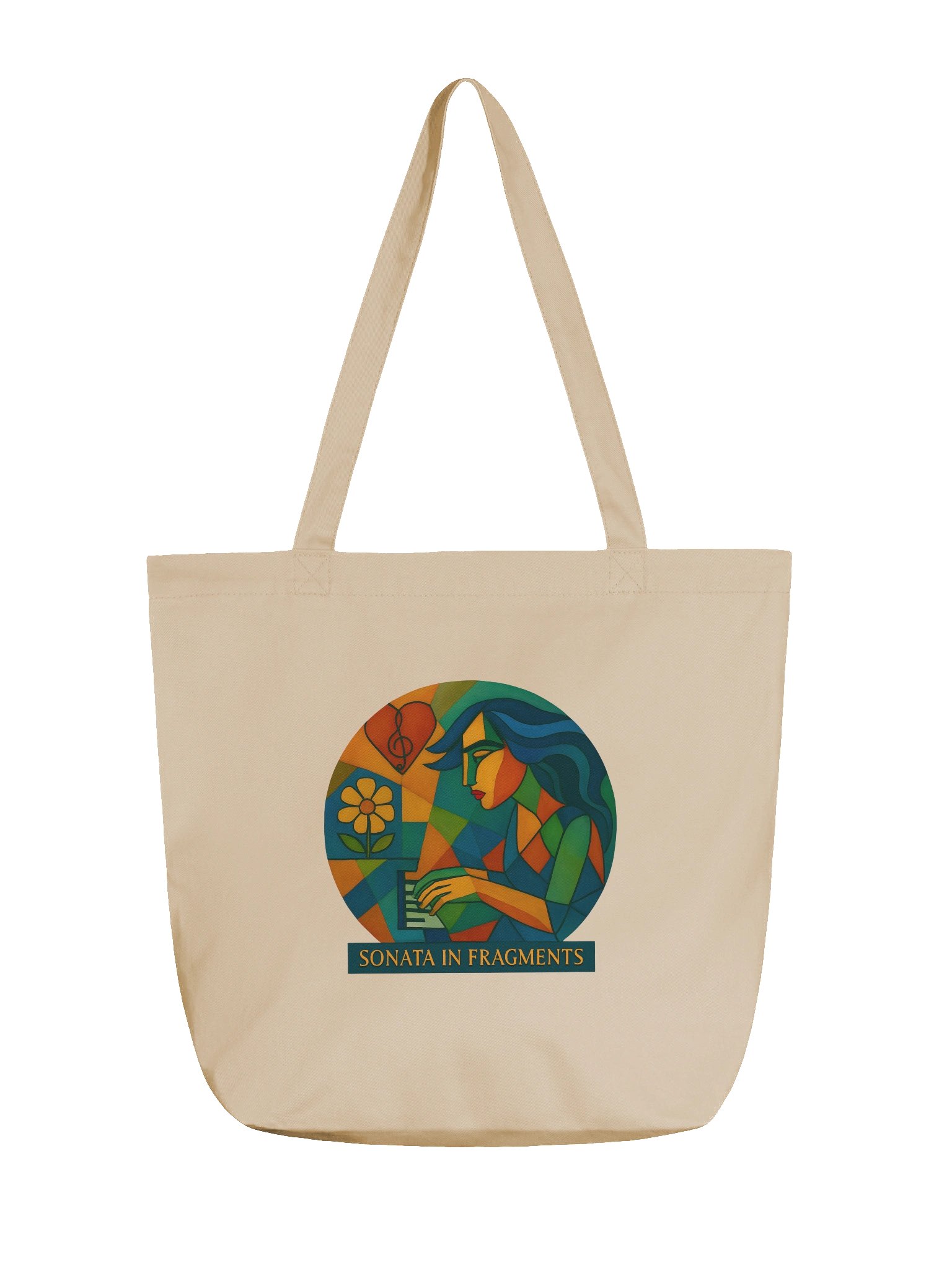 Sonata in Fragments Abstract Tote Bag product image (1)