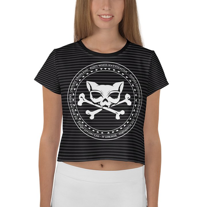 Stripped Political Katbones Designer Shirt product image (1)