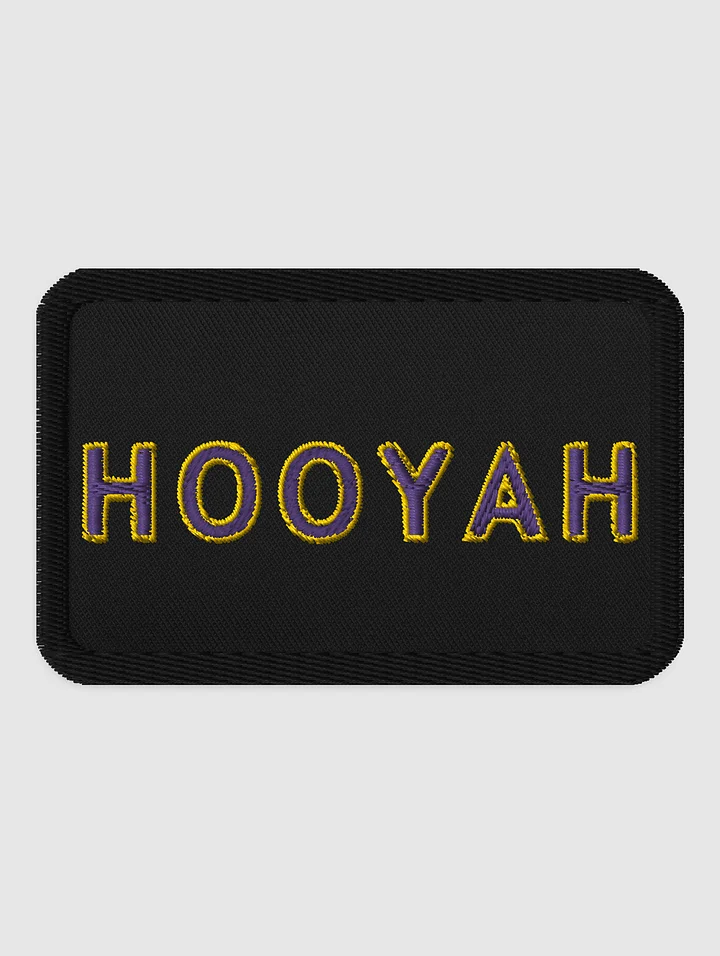 Hooyah Embroidered Patch product image (1)