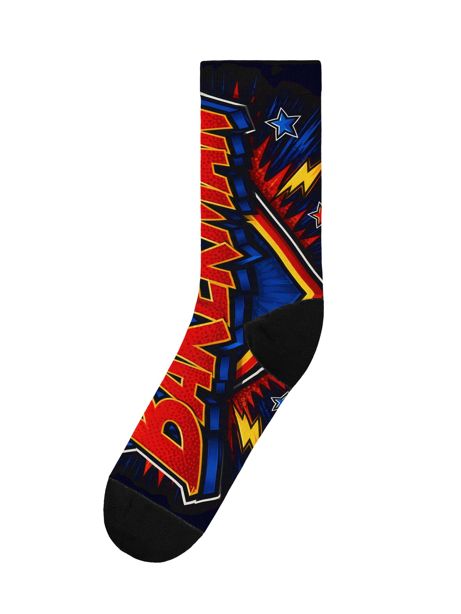 Premium Sustainable Crew Socks BakerMan design by D-ROC product image (1)