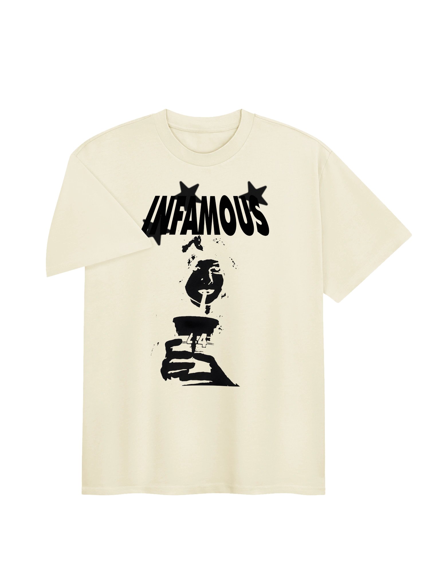 INFAMOUS STAR TEE CREAM product image (3)
