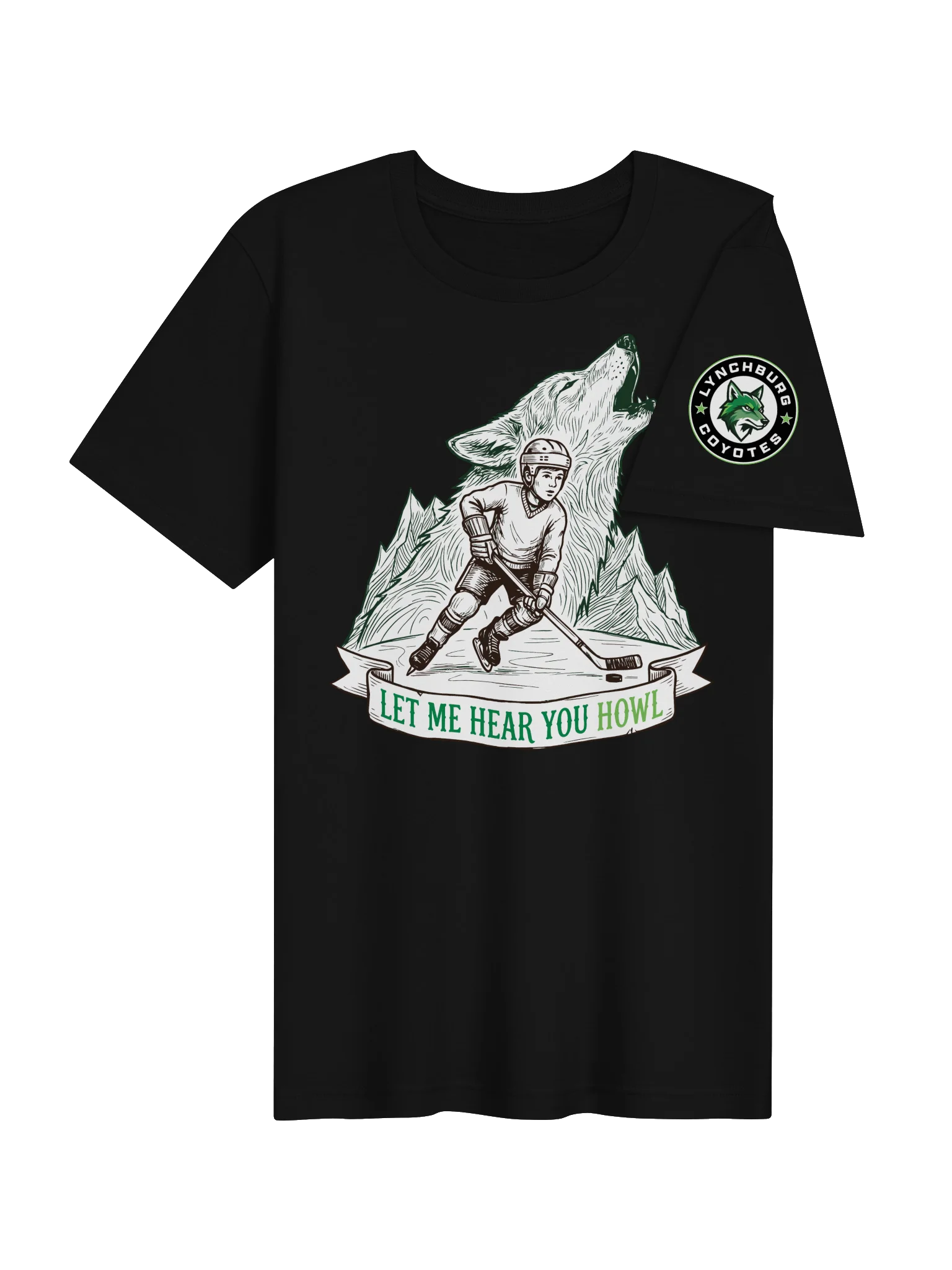 Let Me Hear You Howl Adult Hockey Tee product image (13)