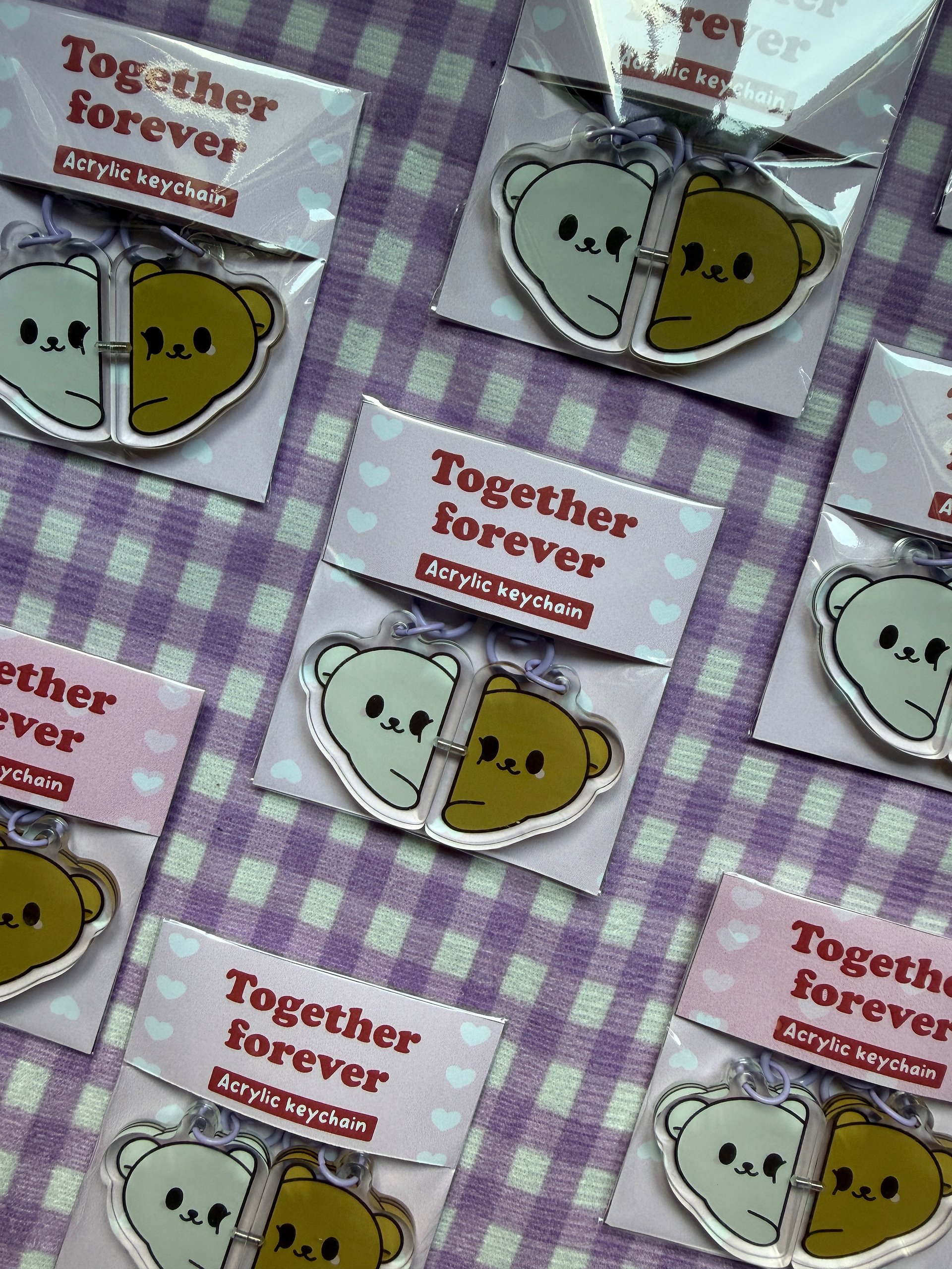Together forever acrylic keychain product image (1)