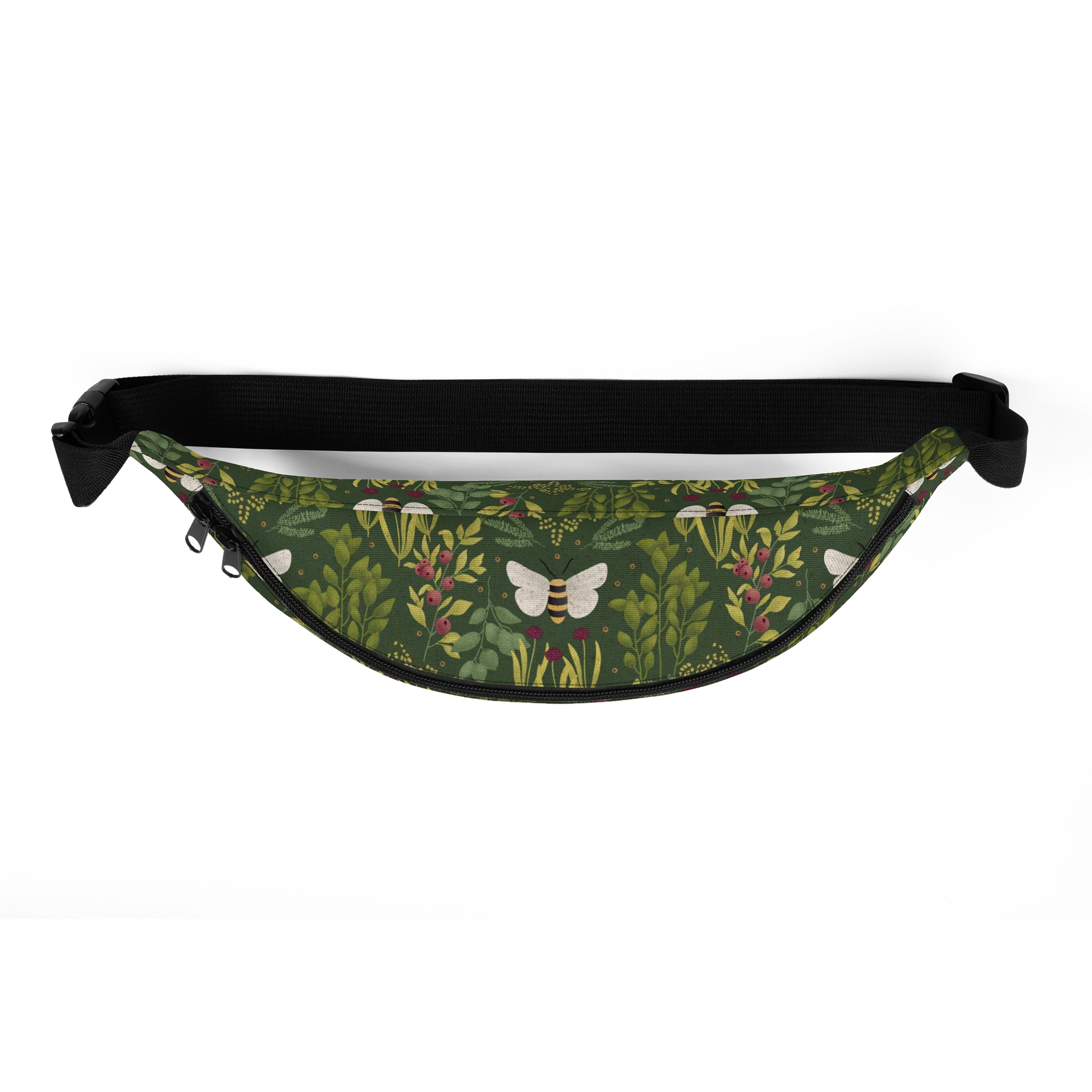 Bees and Foliage Canvas Fanny Pack product image (5)