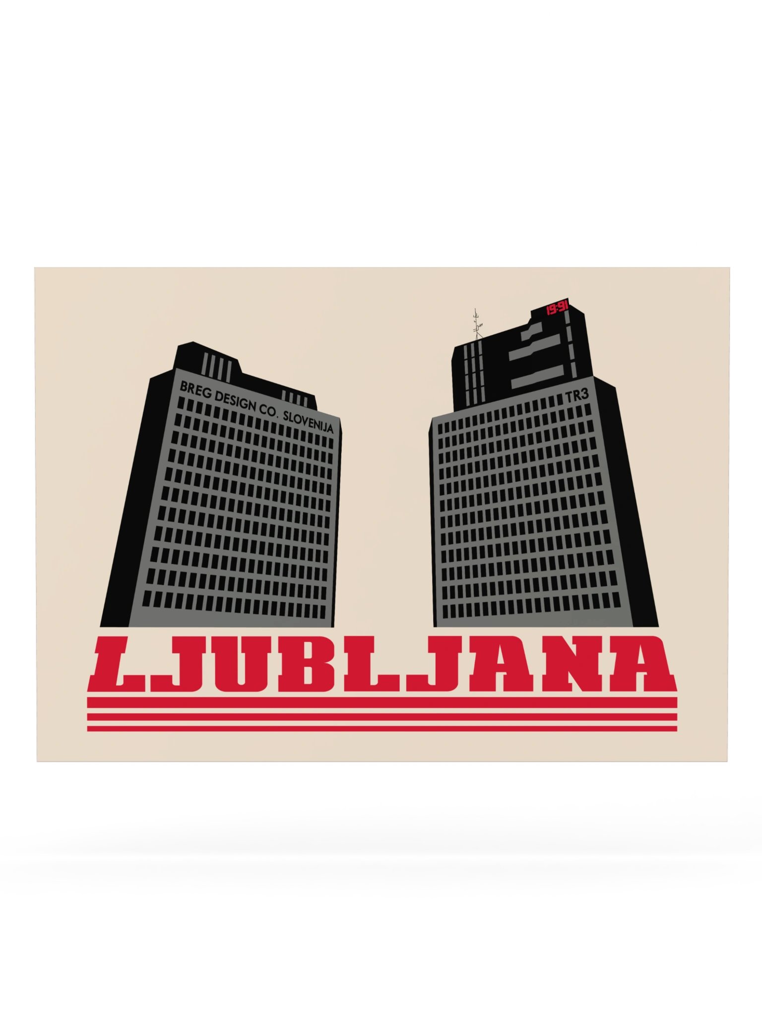 Ljubljana TR3 | Wall Poster product image (1)
