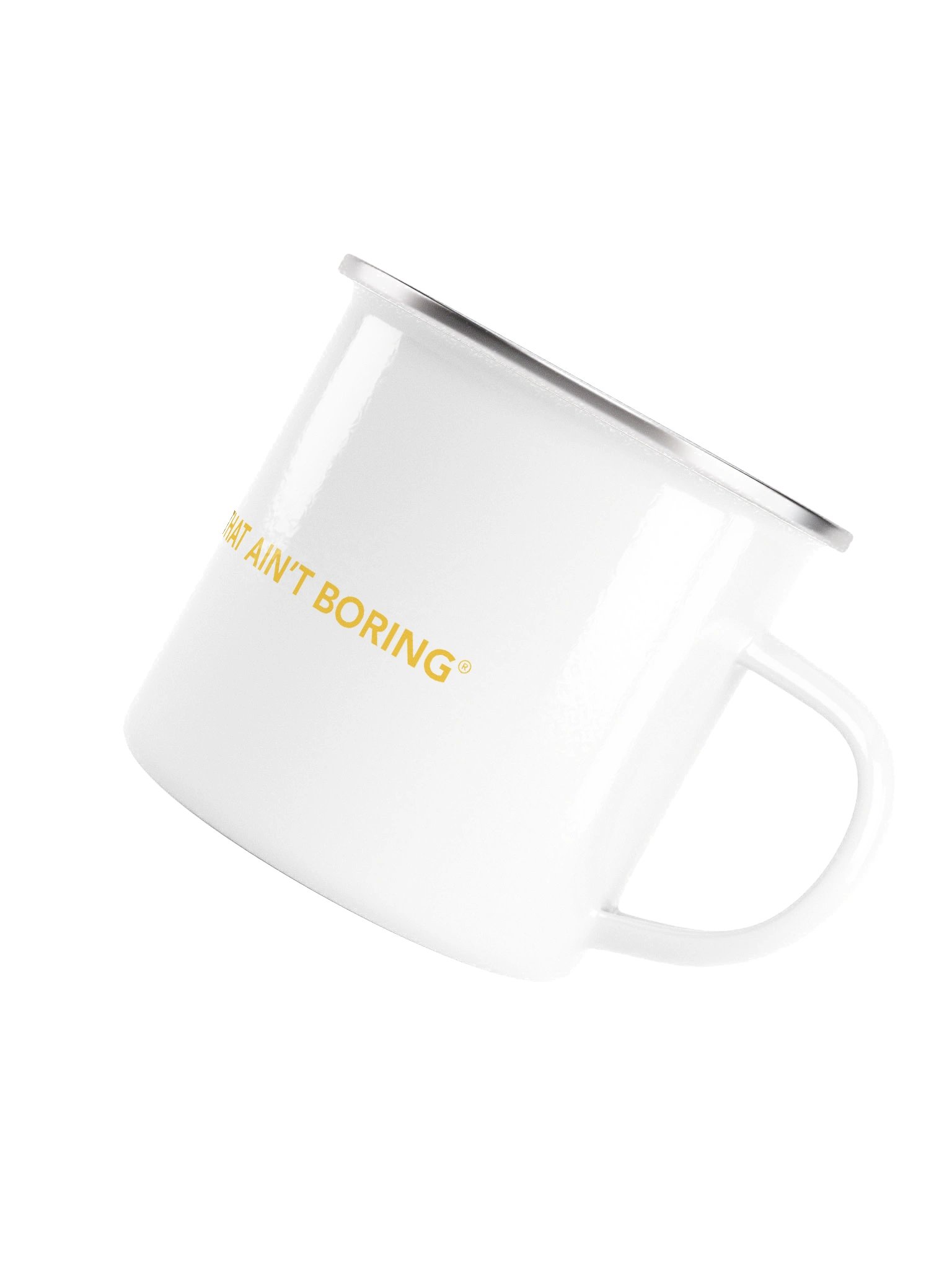 DCTUK White Gold Enamel Mug product image (5)