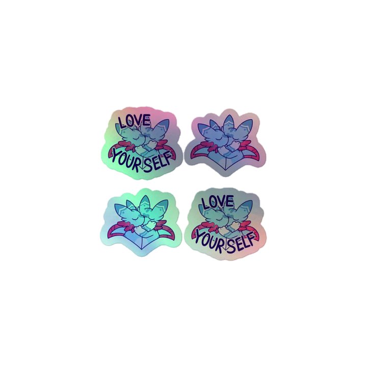 Love Yourself Holographic Sticker Sheet product image (1)