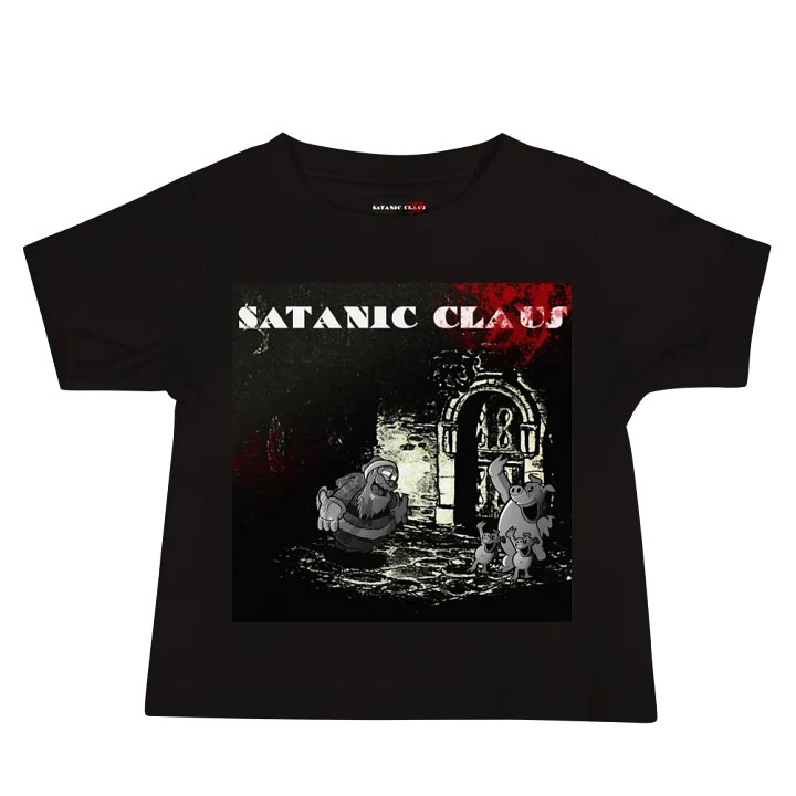 Satanic Claus Unisex Baby Tee product image (2)