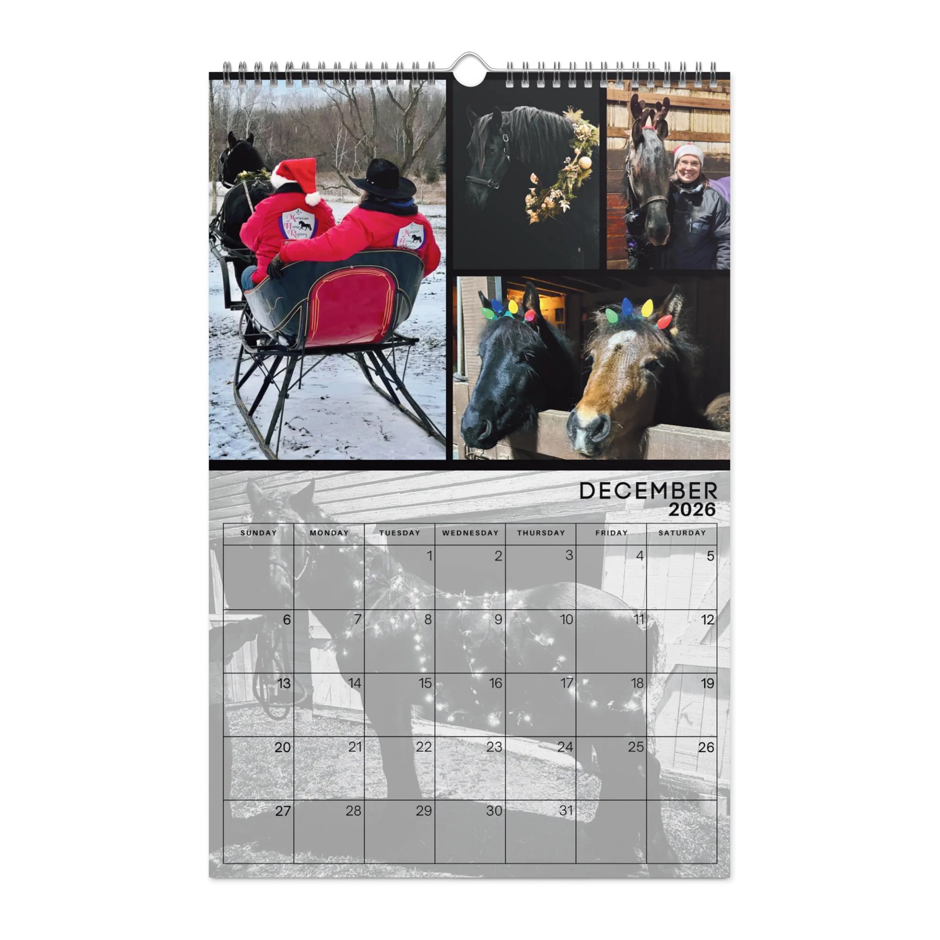 2026 Moriesian Horse Registry Calendar product image (4)