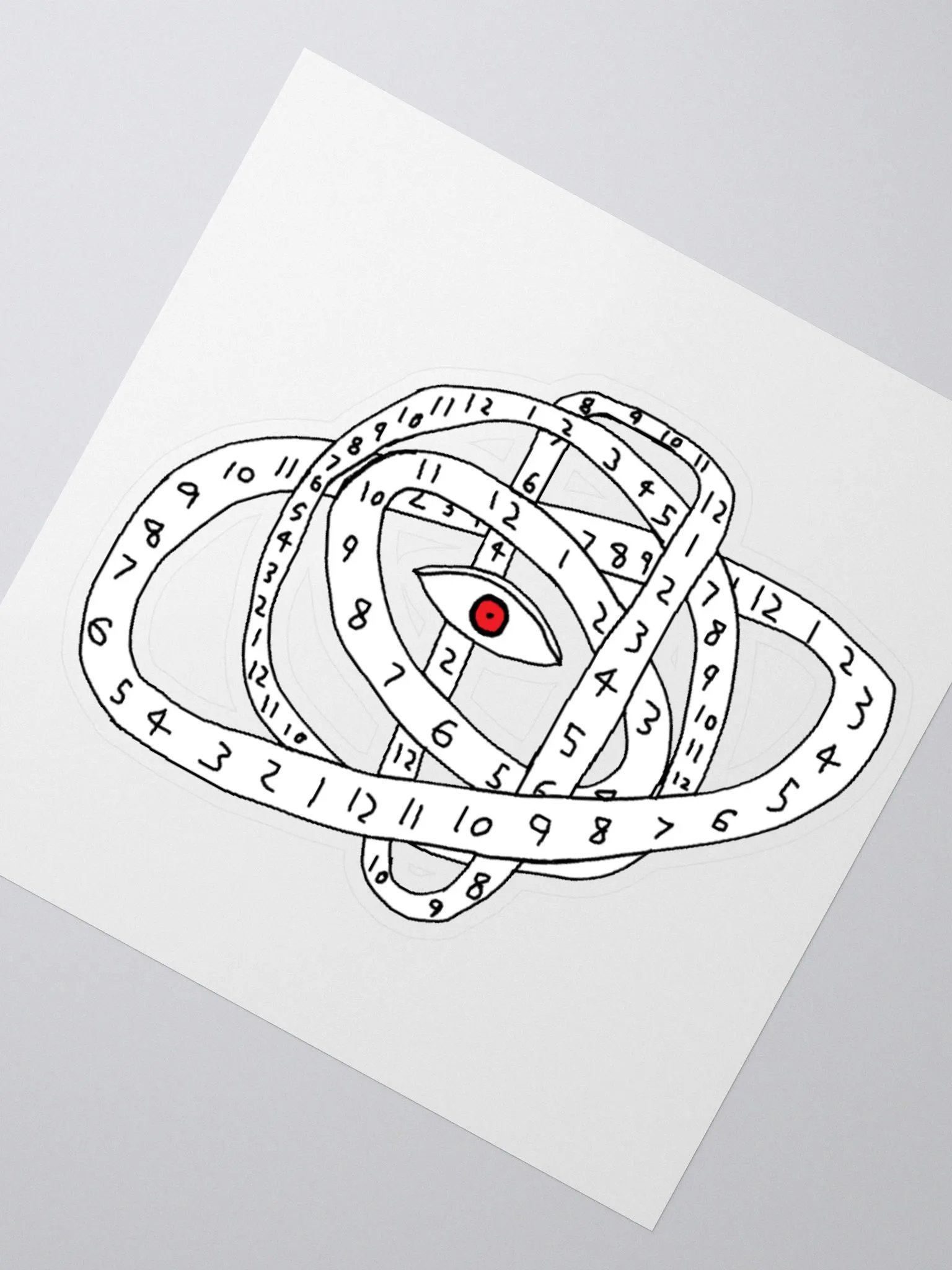 Biblically Accurate Clock Sticker product image (6)