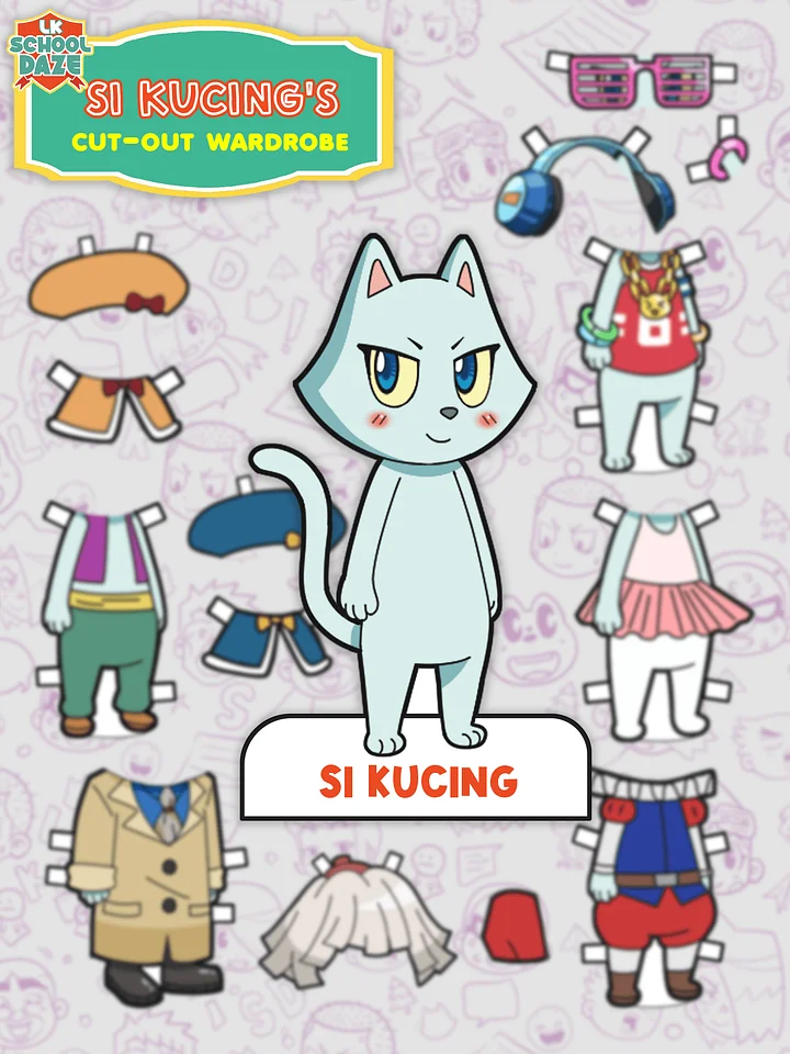 Paper Doll Si Kucing product image (1)