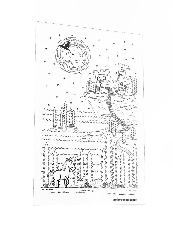 Color Your Own Art: Castle of Dreams product image (2)