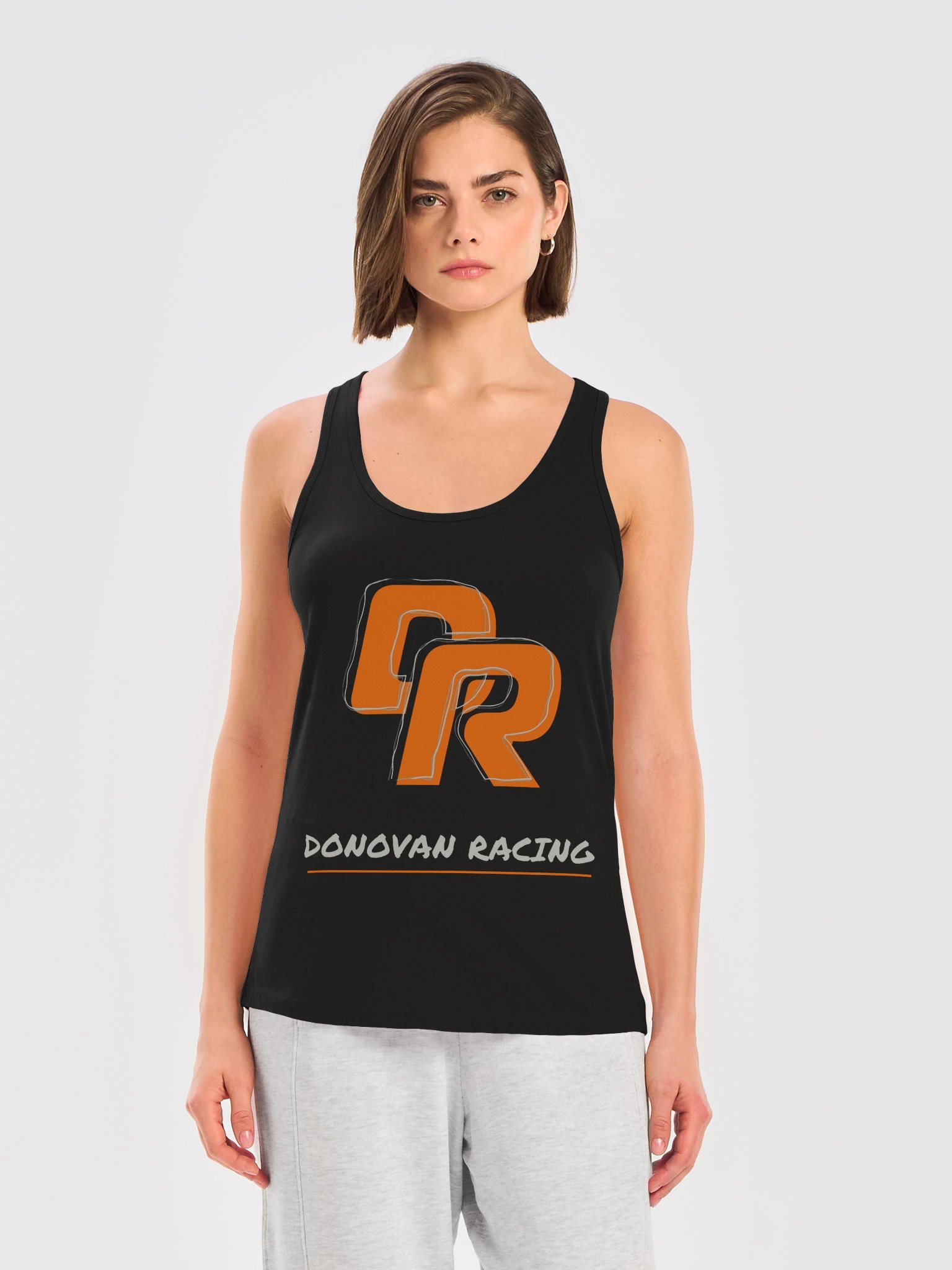 Donovan Racing Women's Racerback Tank | Sketch DR product image (3)