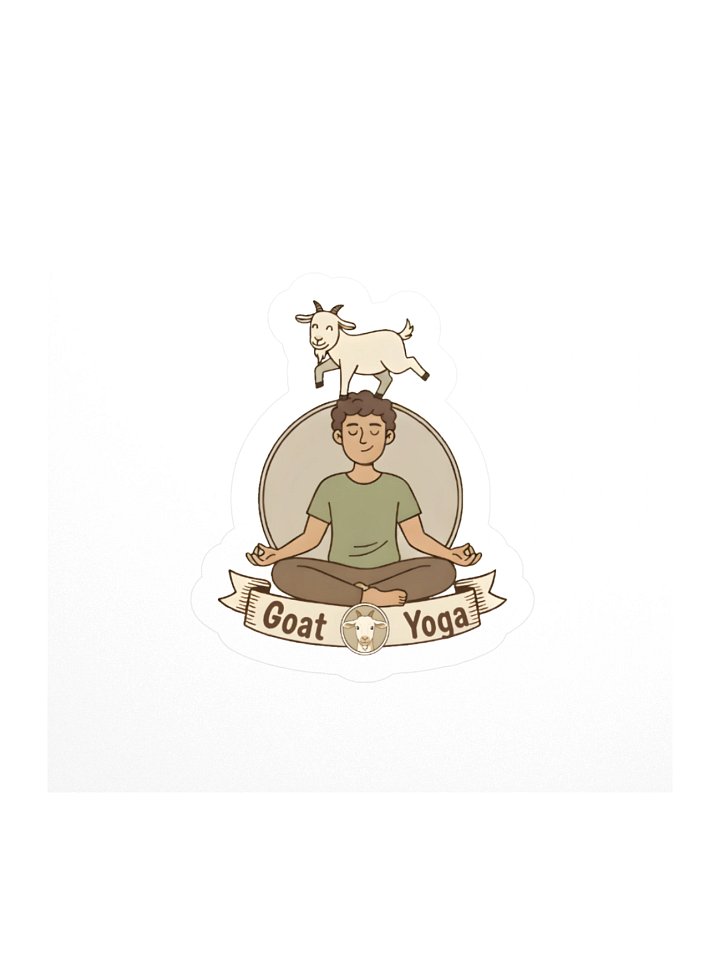 Zen Goat Yoga Stickers product image (3)