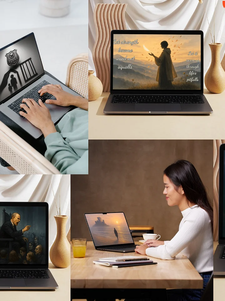 Strength feared or revered All in one Bundle premium laptop wallpapers product image (2)