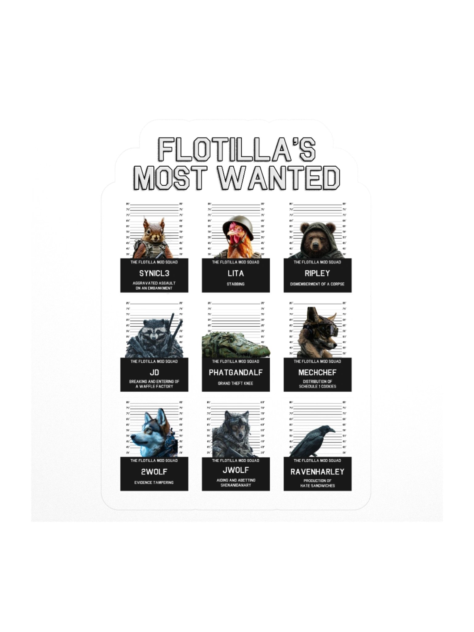 Mod Mugshots - Sticker product image (2)