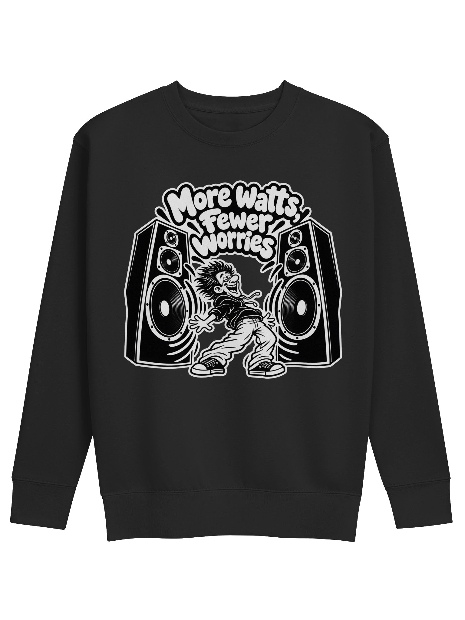 More Watts Fewer Worries - Long Sleeve T-shirt product image (1)