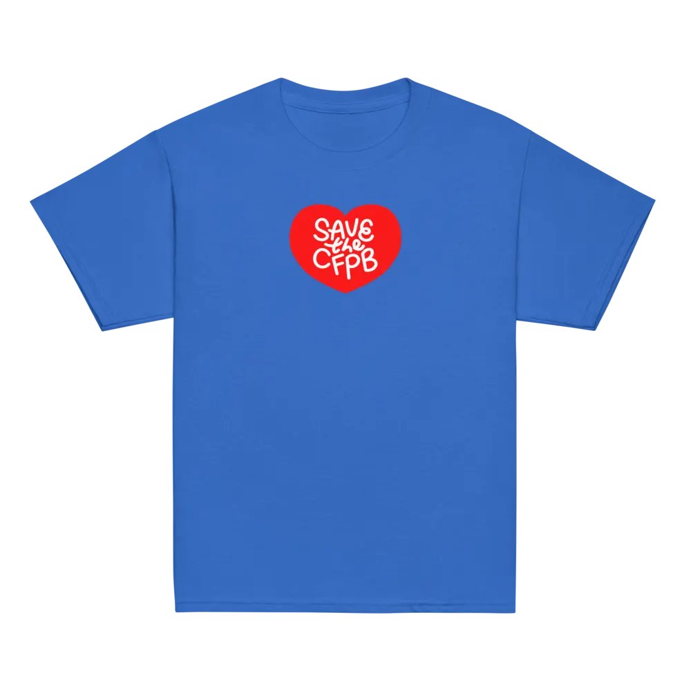 Save the CFPB Youth T-shirt (Red heart) product image (2)