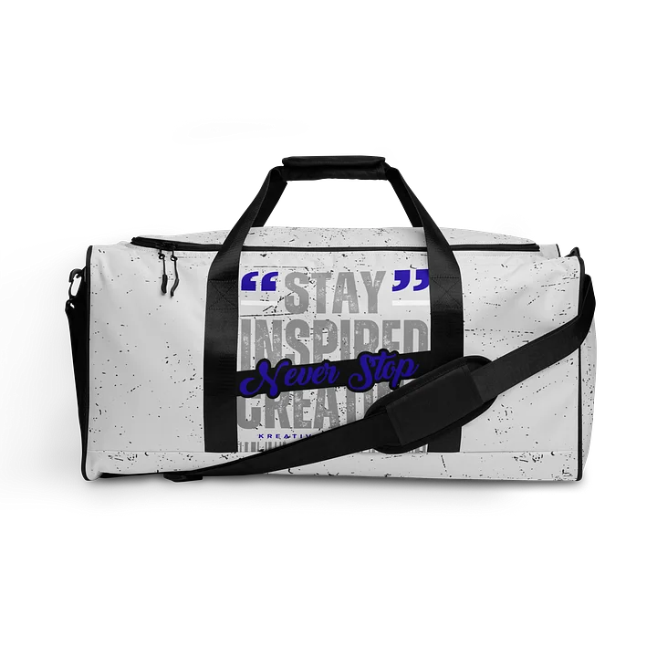 STAY INSPIRED DUFFLE BAG - SIGNATURE COLLECTION product image (1)