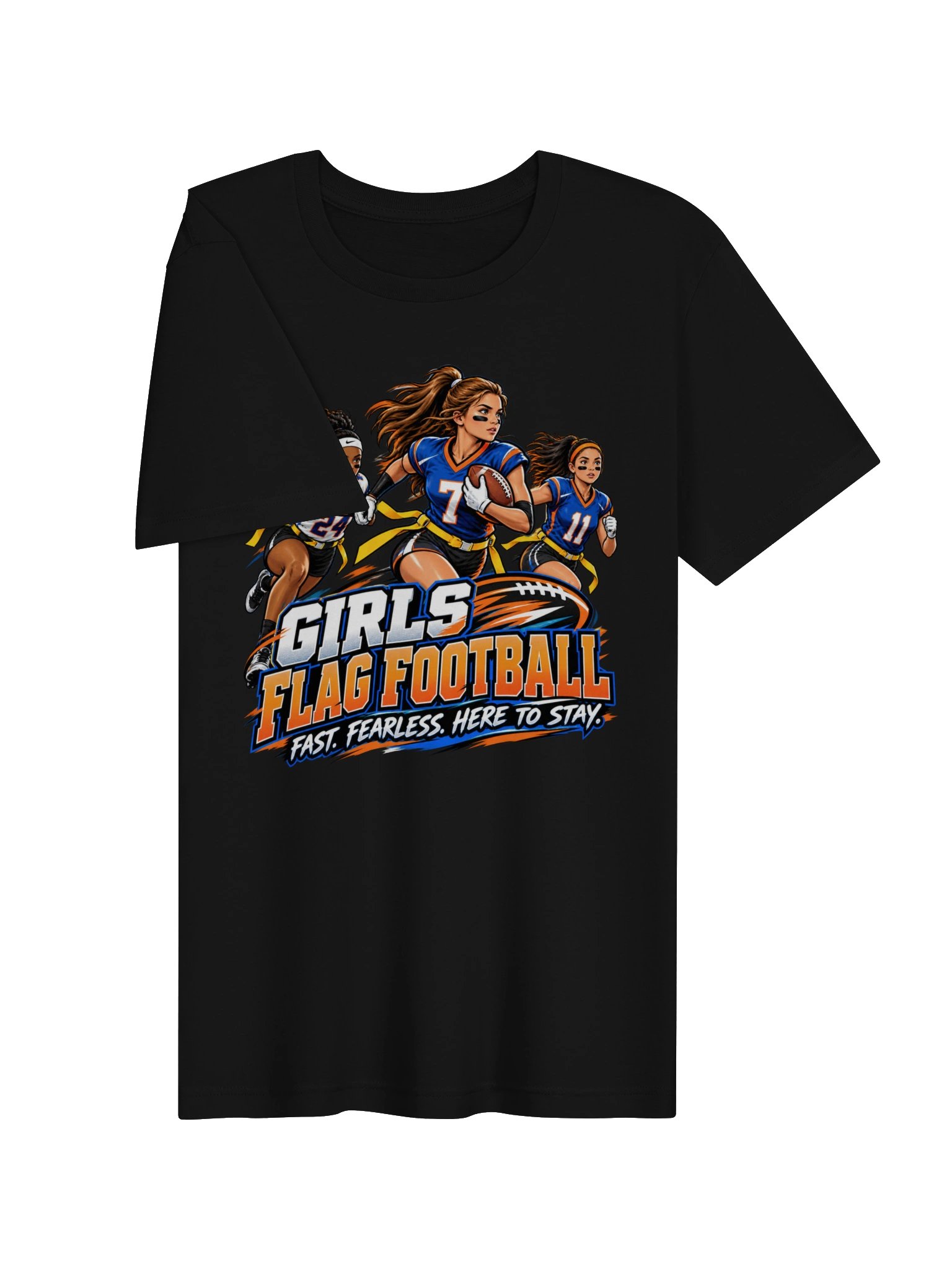 Girls Flag Football — Fast. Fearless. Here to Stay. product image (6)
