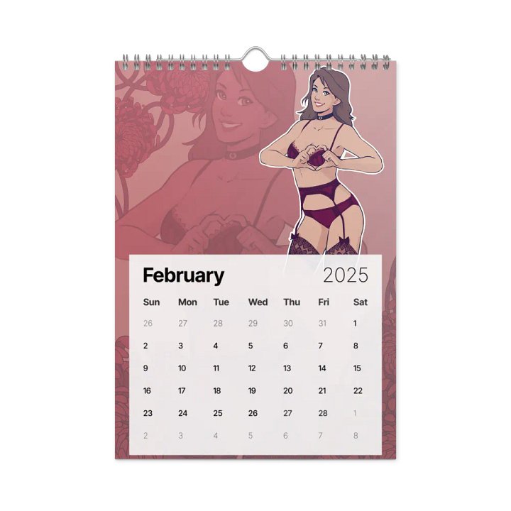 2025 Familiar Pinup Wall Calendar product image (2)