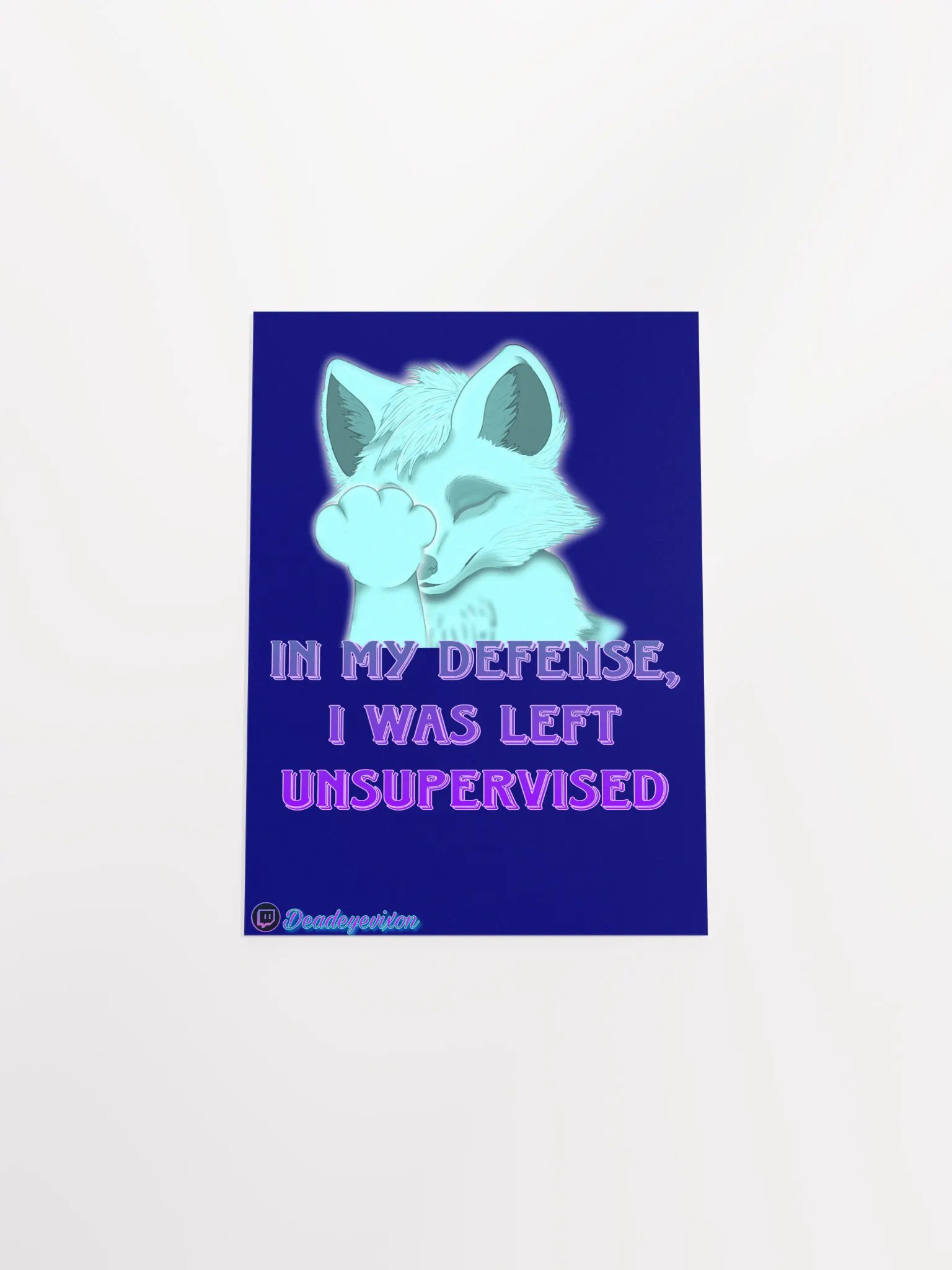 In my defense Poster product image (4)