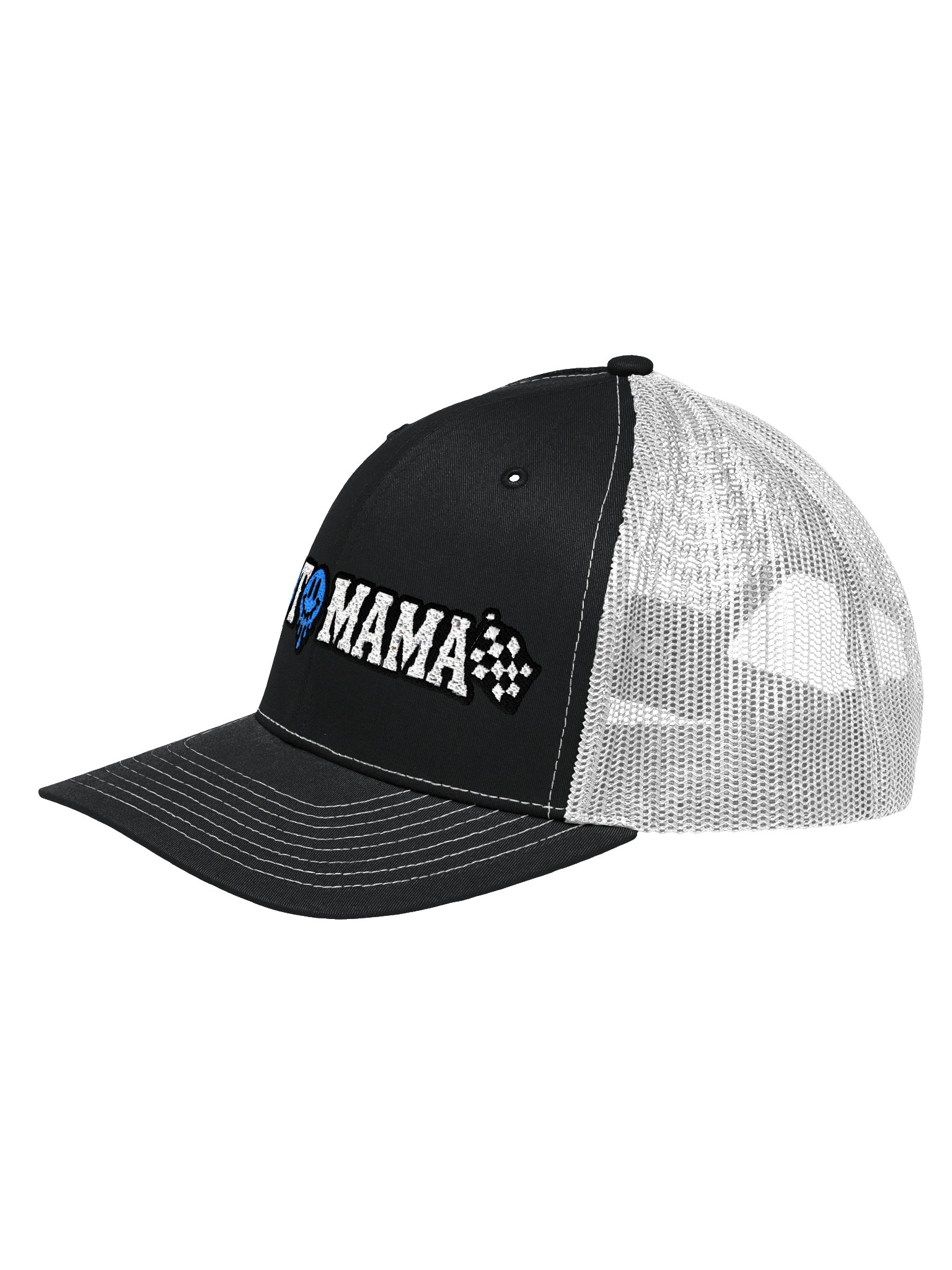 Blue Moto Mama Richardson Trucker Hat product image (2)