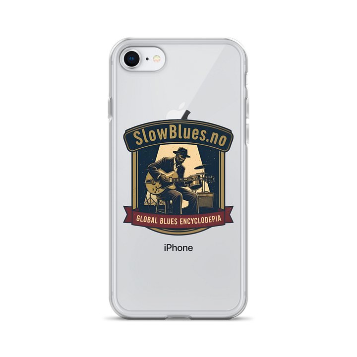 SlowBlues - Clear iPhone Case product image (1)