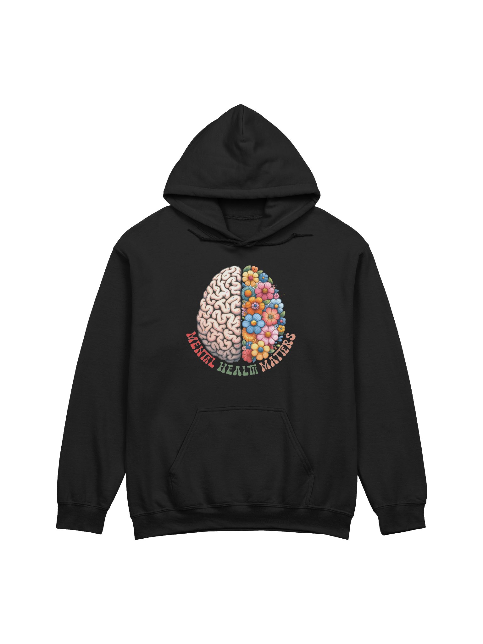 Mental Health Matters – Visual Reminder of Inner Care Mental Health Awareness Hoodie product image (1)