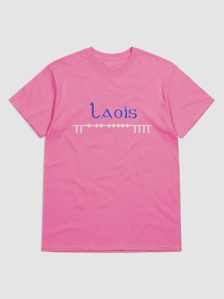 Laois Scholastic style Ogham Printed T-shirt product image (1)