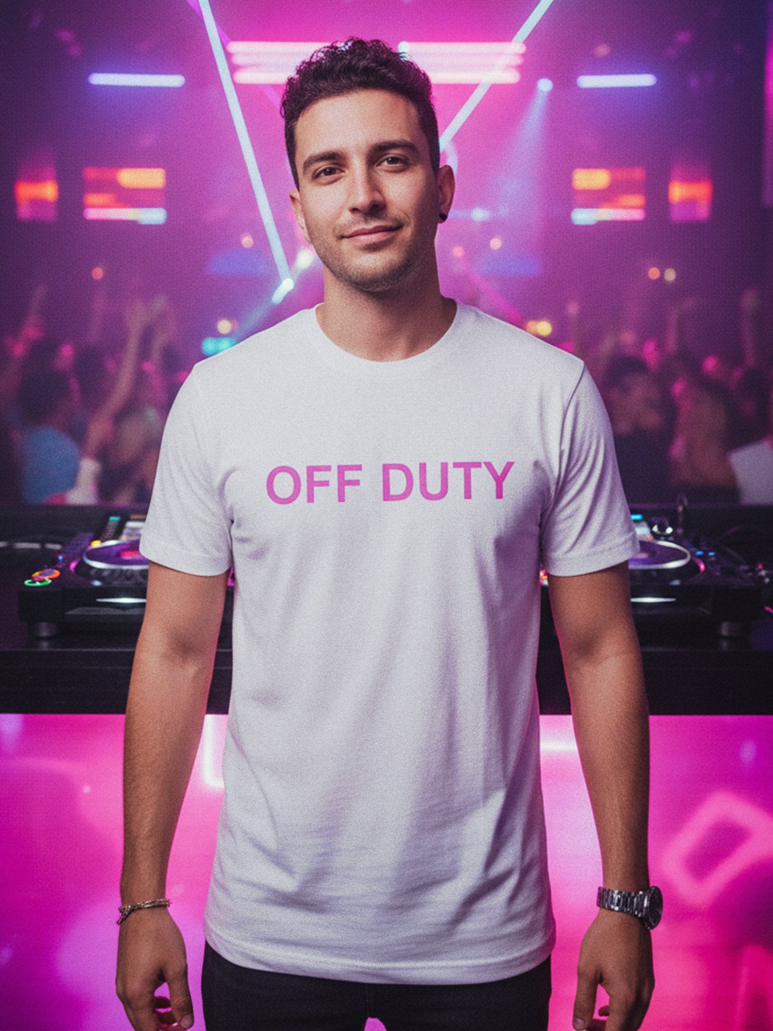 Off Duty / Never Sober Behind The DJ Booth Tee product image (2)