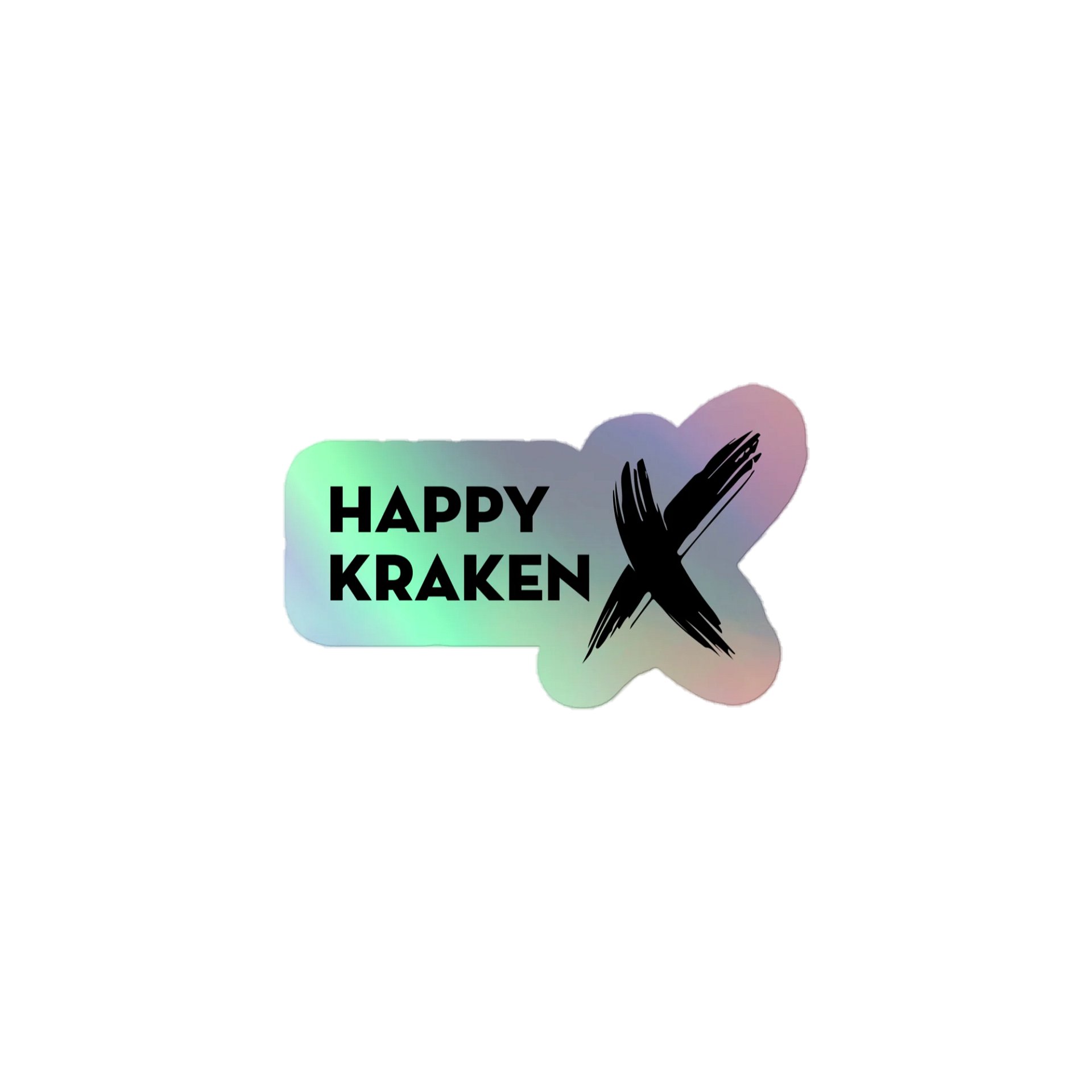 Kraken Logo Holographic Sticker product image (1)