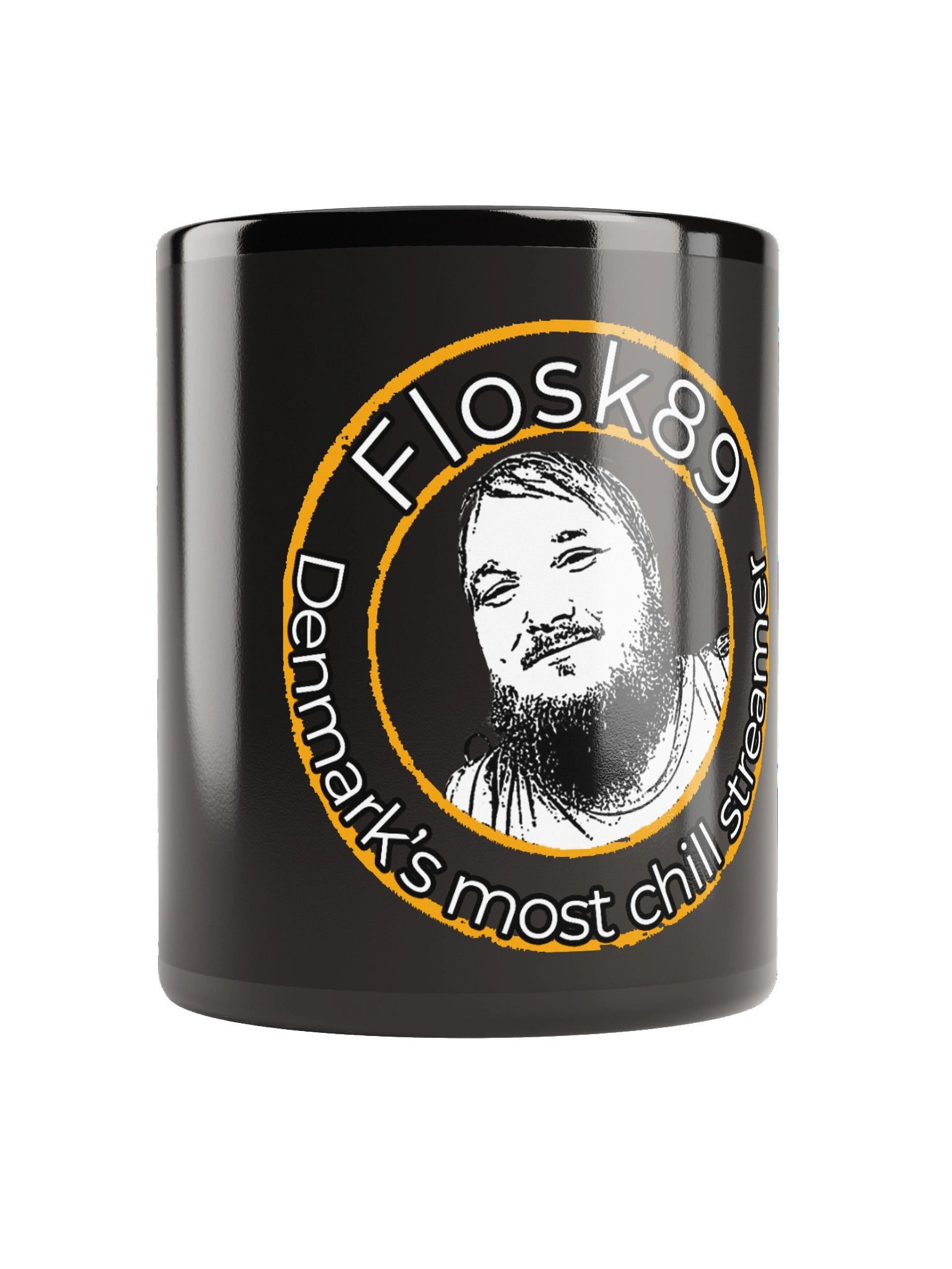 Flosk89 Logo - Black mug product image (1)