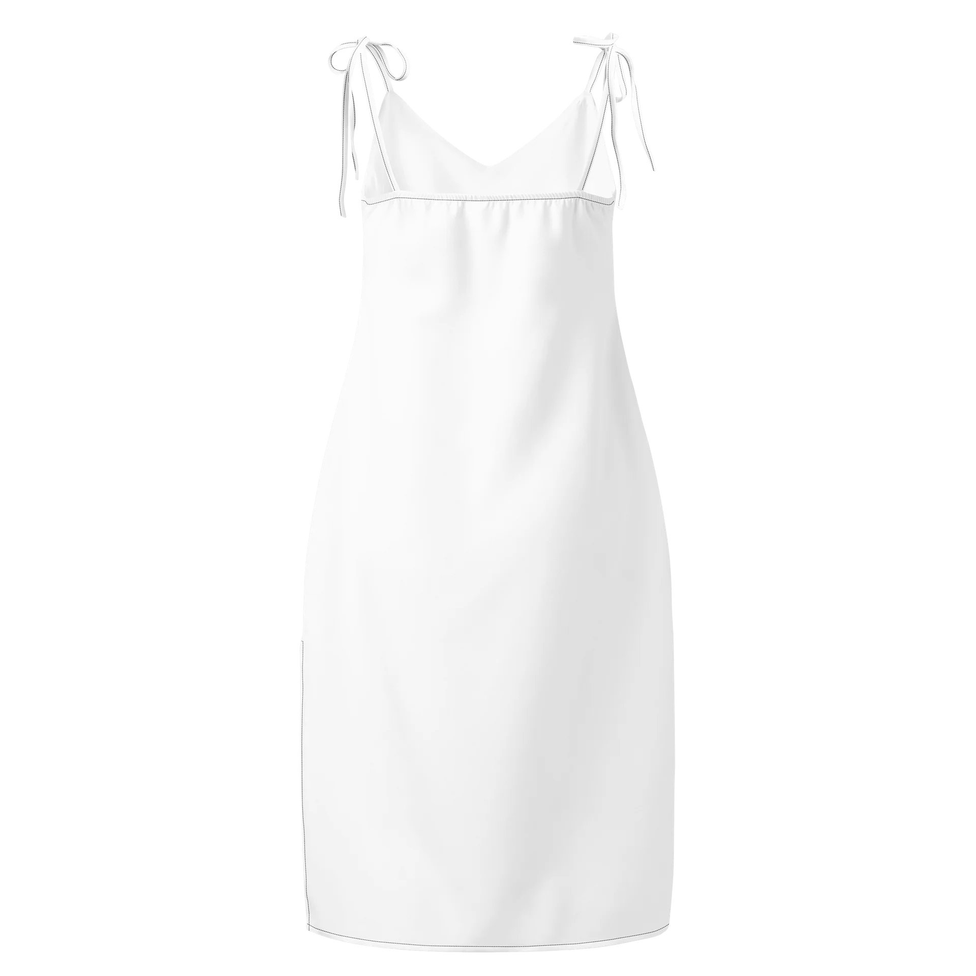 All-Over Print Slip Dress - White product image (2)