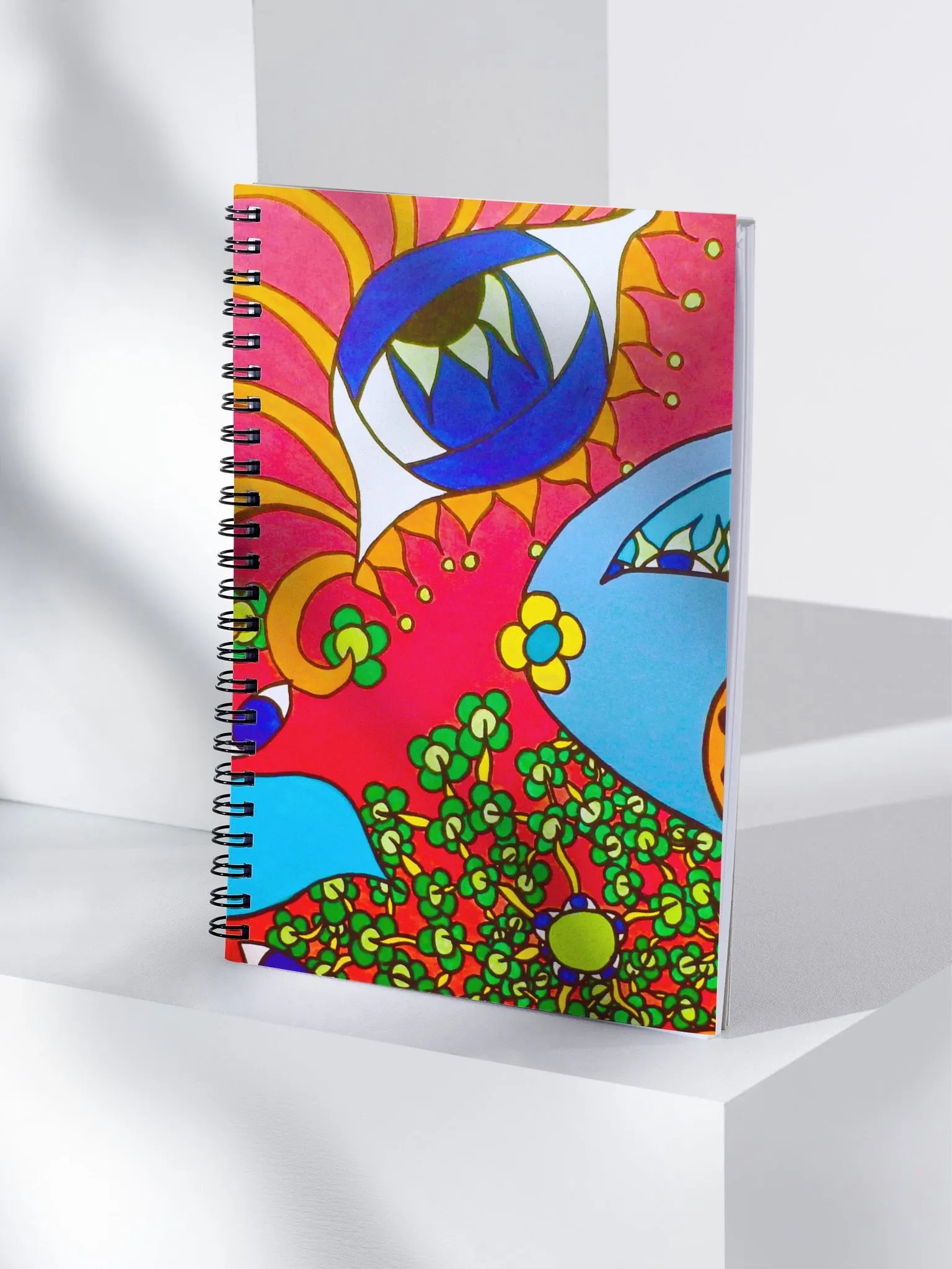 Vibrant Blossom Spiral Notebook product image (4)