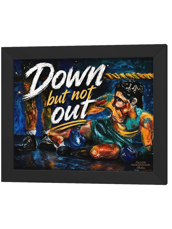 Down But Not Out — Framed Print product image (1)