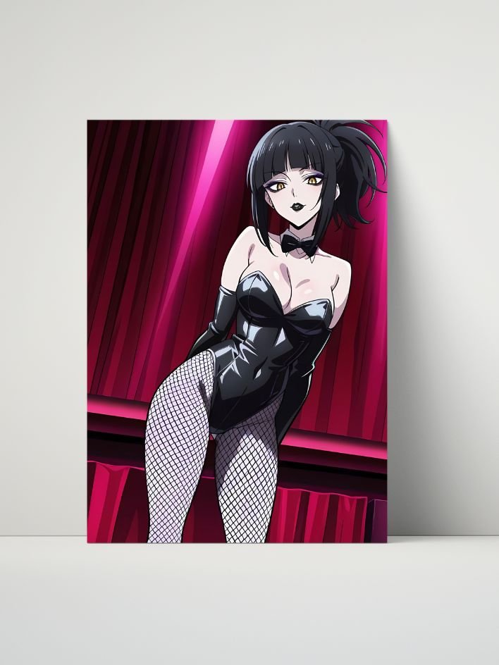 Metal Print - Luna Rain Original Character Black Latex Stage - 8x10 product image (1)