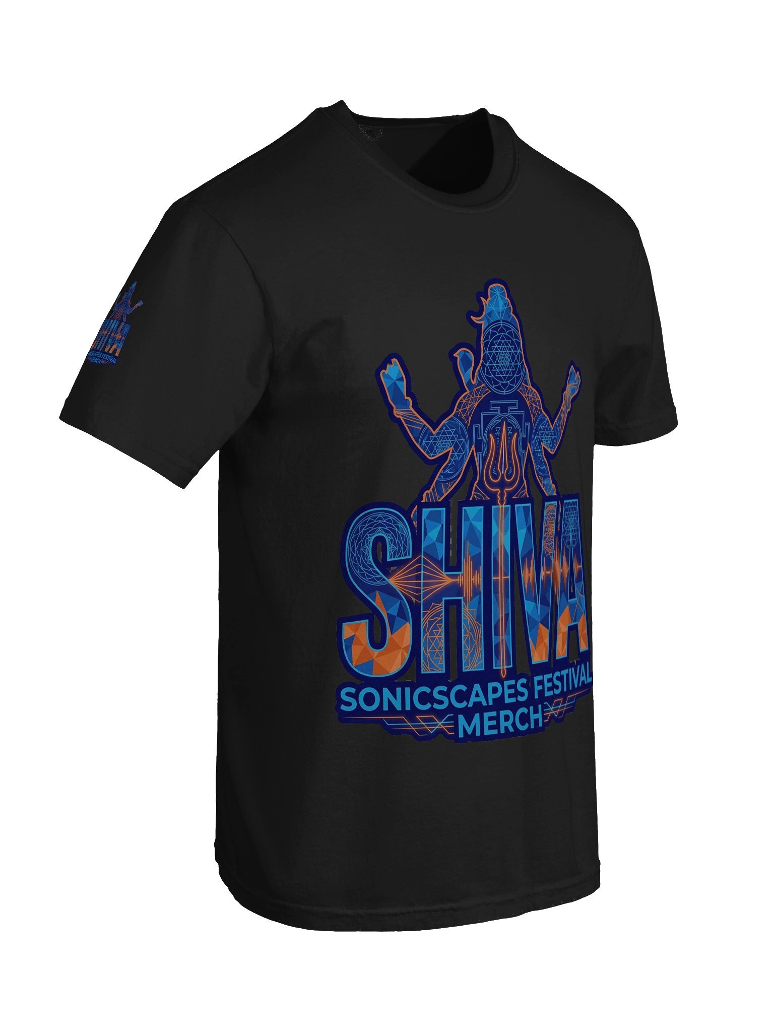 SHIVA SonicScapes Festival Tee – Psytrance Frequency Edition product image (9)