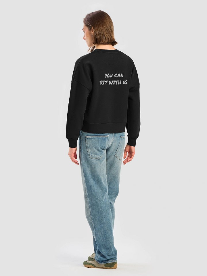 "You Can Sit With Us" Cropped Sweatshirt product image (10)