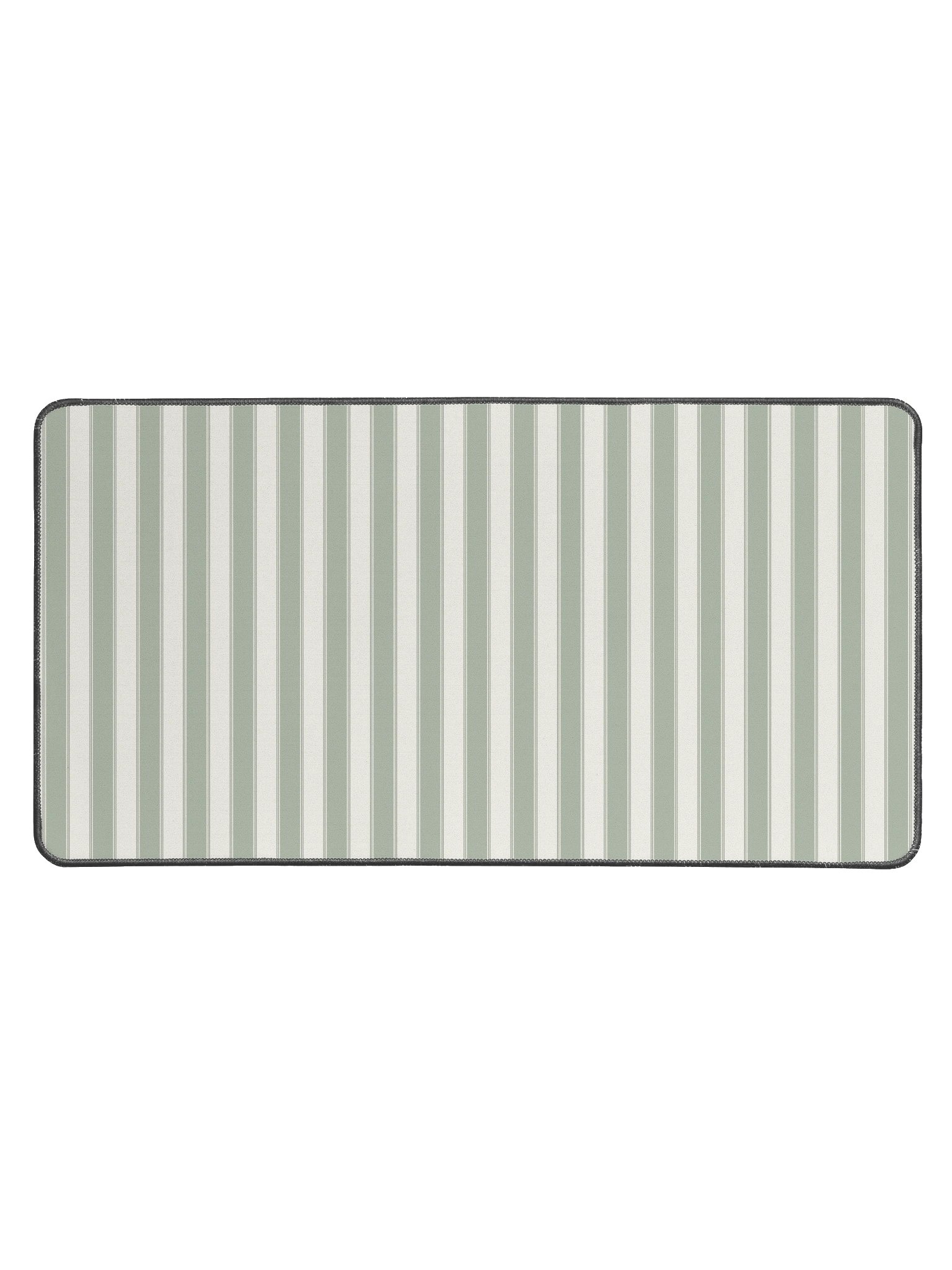 Atelier Sage — Sage & Ivory Pinstripe Desk Mat product image (1)