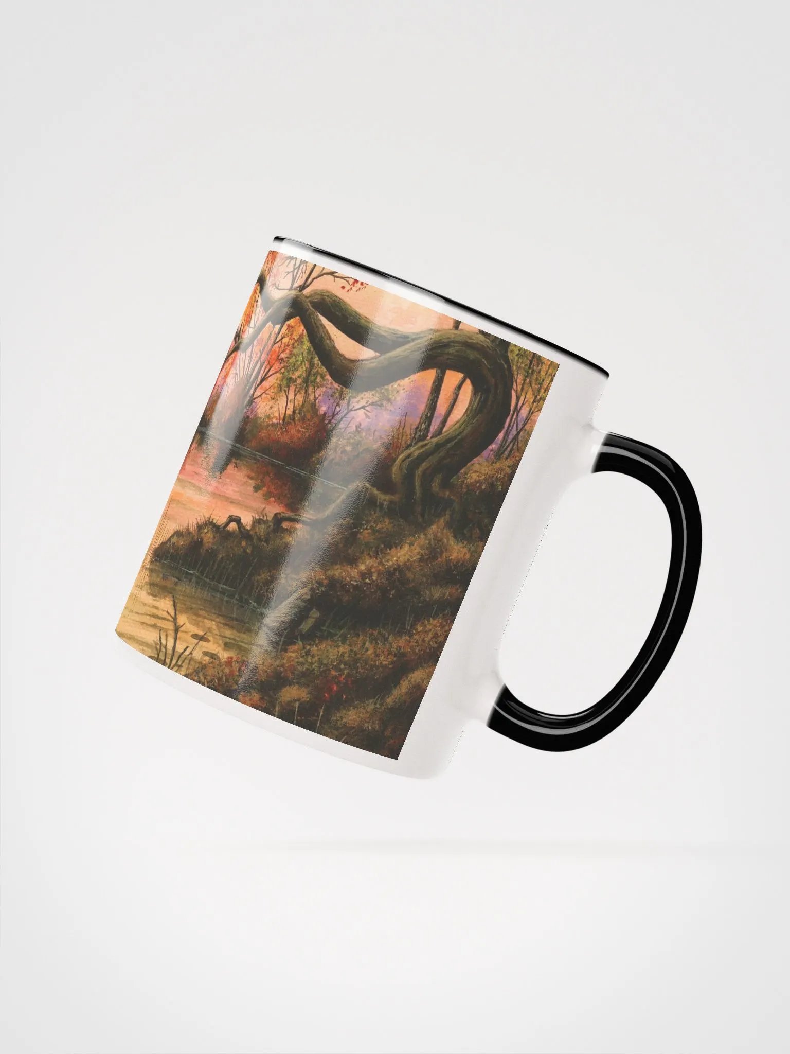 Swan in Autumn Ceramic Mug product image (3)