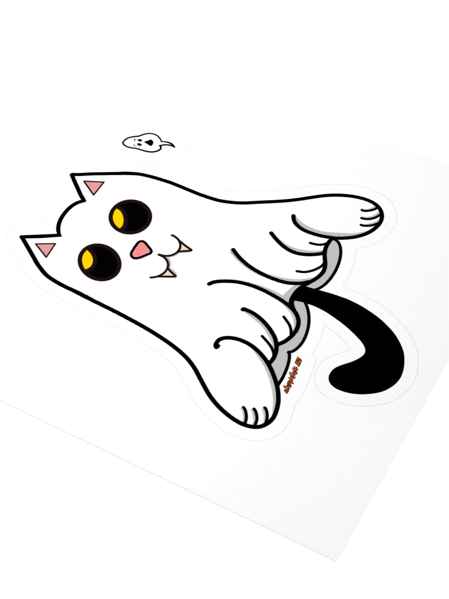 Sushi's Ghost Cat Sticker product image (7)